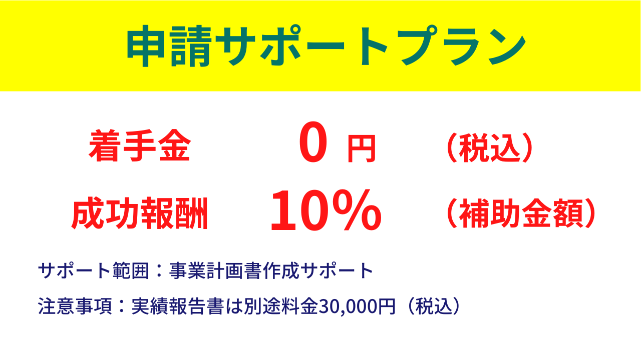 申請サポートプラン